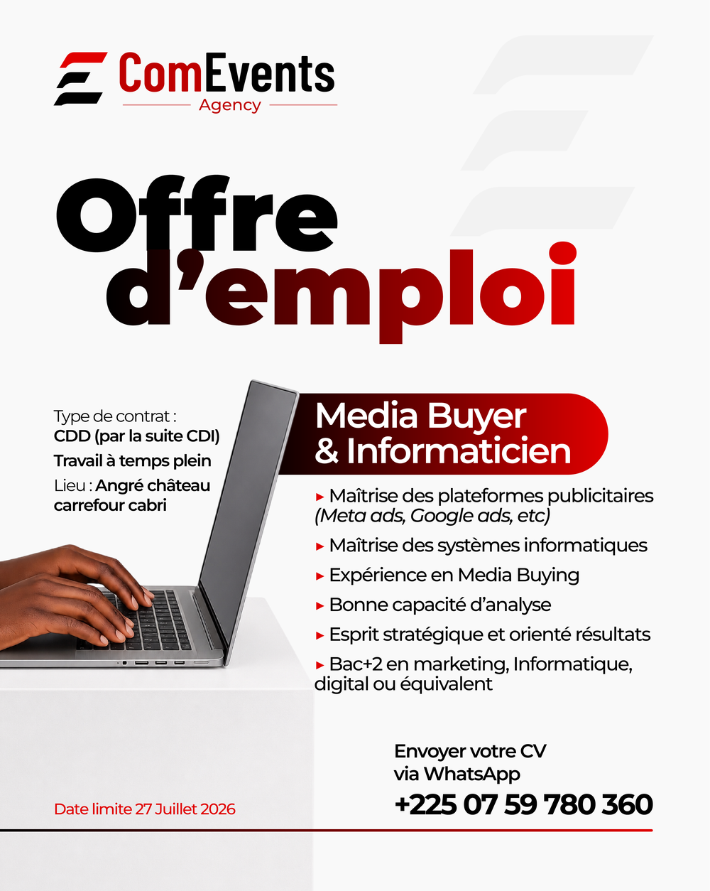 Media Buyer & Informaticien