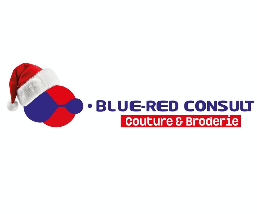 Blue Red Couture & Broderie